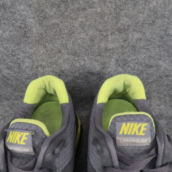 Nike Shoes Mens 10 Athletic Trainer Lunarglide Running Sneaker Active Sport Gray - Picture 3 of 15
